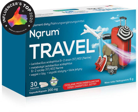 Narum Travel 200 mg | 30 kapsułek Suplement Diety