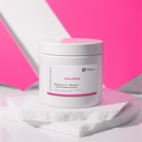 Suplement diety Kolagen + Witamina C + Biotyna + Kwas hialuronowy 184 g (30 porcji)