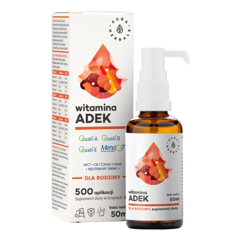 ADEK Aura Herbals, suplement diety 50 ml