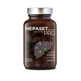 Hepaset PRO 60 kapsułek, Suplement diety