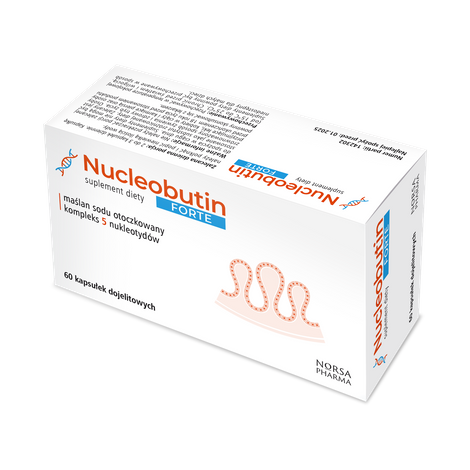 Nucleobutin Forte 60 kapsułek Suplement diety