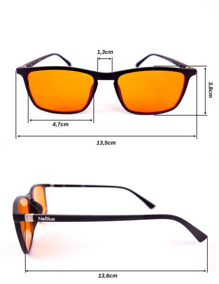 Classic Orange Okulary NOBLUE
