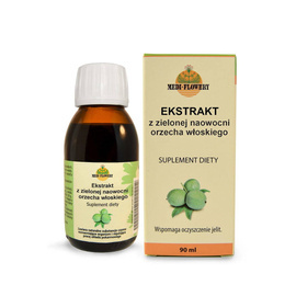 Ekstrakt z zielonej naowocni orzecha włoskiego, suplement diety, 90 ml