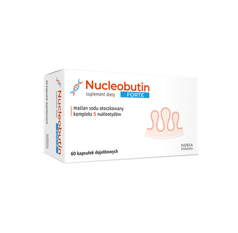 Nucleobutin Forte 60 kapsułek Suplement diety