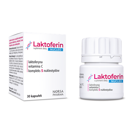Laktoferin Nucleo 30 kaps, Suplement Diety, Norsa Pharma