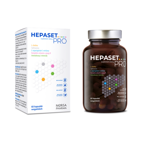 Hepaset PRO 60 kapsułek, Suplement diety