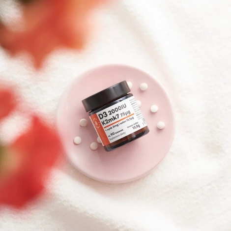 Aura Herbals D3 2000 IU K2MK7 75 µg + cynk + selen