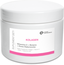 Suplement diety Kolagen + Witamina C + Biotyna + Kwas hialuronowy 184 g (30 porcji)