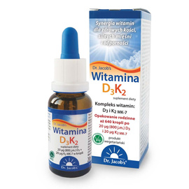 Witamina D3K2  Dr.Jacob's, suplement diety