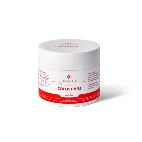 COLOSTRUM GENACTIV, proszek- 45 g, suplement diety