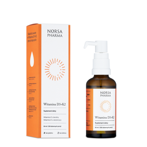 Witamina D3+K2,Norsapharma,suplement diety, 50 ml