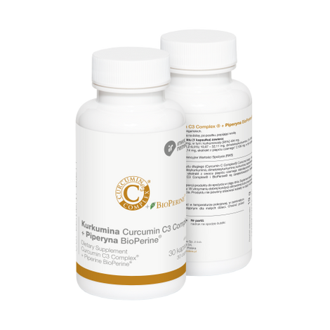 Kurkumina Curcumin C3 Complex ® + Piperyna Bioperine ®