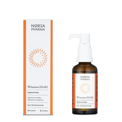 Witamina D3+K2,Norsapharma,suplement diety, 50 ml