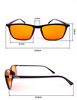 Classic Orange Okulary NOBLUE