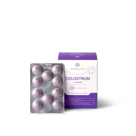 COLOSTRUM JUNIOR Z CZARNYM BZEM GENACTIV, tabletki do ssania