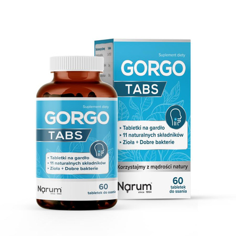 Gorgo Tabs, 60 tabletek do ssania,Suplement diety