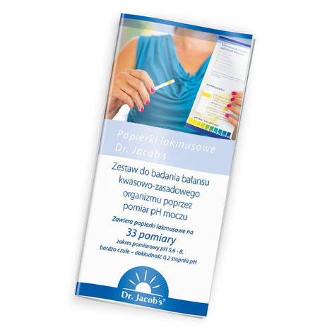 Papierki lakmusowe, 33 szt.Dr. Jacobs