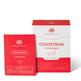 COLOSTRUM Z BANANEM GENACTIV,suplement diety